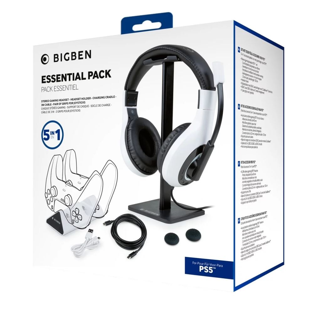 BigBen PS5PACK1 PlayStation 5 Essential Pack Gamer kiegészítő csomag 
