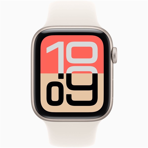 Apple Watch SE3 Cellular (44mm) csillagfény alumínium tok  csillagfény S/M sportszíjas okosóra