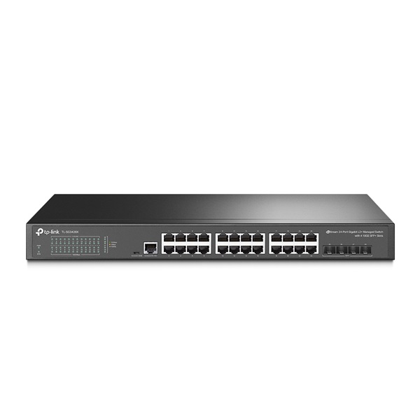 TP-Link TL-SG3428X JetStream 24 Portos Gigabit L2+ Managed Switch TP-Link TL-SG3428X JetStream 24 Portos Gigabit L2+ Managed Switch