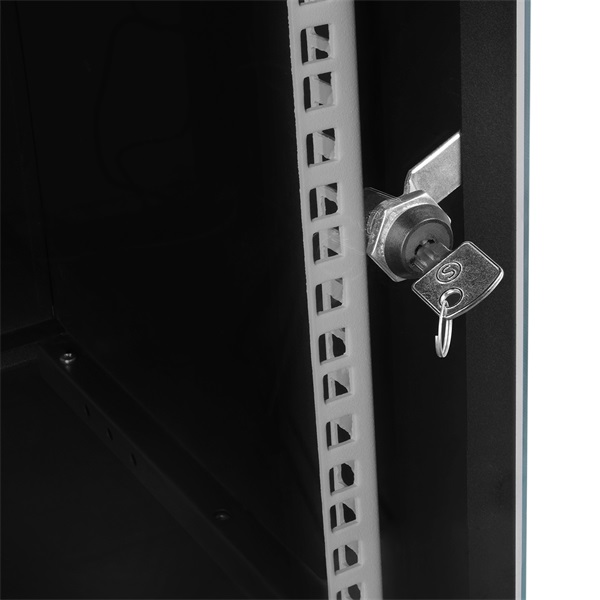S-Link Rackszekrény - 12U 19" fali kivitel (540x530x400mm, összeszerelt, fekete) S-Link Rackszekrény - 12U 19" fali kivitel (540x530x400mm, összeszerelt, fekete)