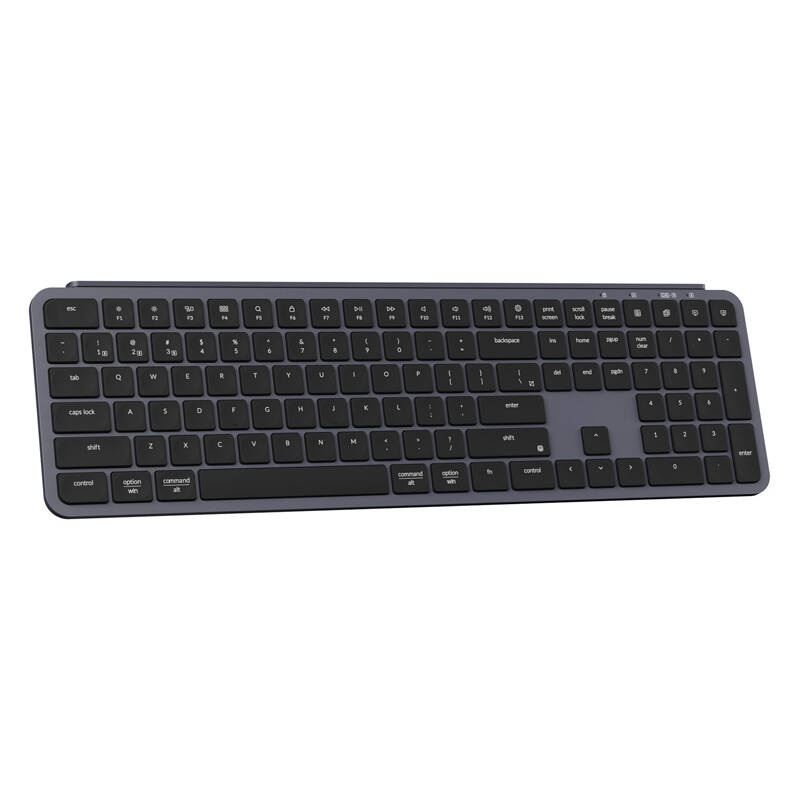 Ultra Slim Keychron B6 Pro 2.4G vezeték nélküli billentyűzet (szürke) [B6P-K1].