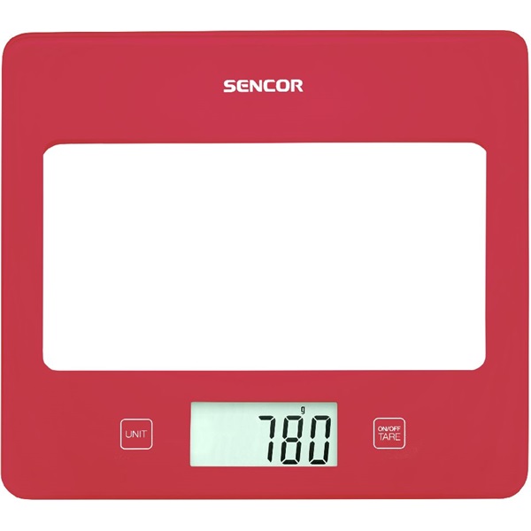 Sencor SKS 5034RD piros konyhai mérleg Sencor SKS 5034RD piros konyhai mérleg