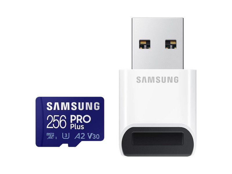 256GB microSDXC Samsung PRO+ (2021) U3 A2 V30 + kártyaolvasó (MB-MD256KB/WW) 256GB microSDXC Samsung PRO+ (2021) U3 A2 V30 + kártyaolvasó (MB-MD256KB/WW)