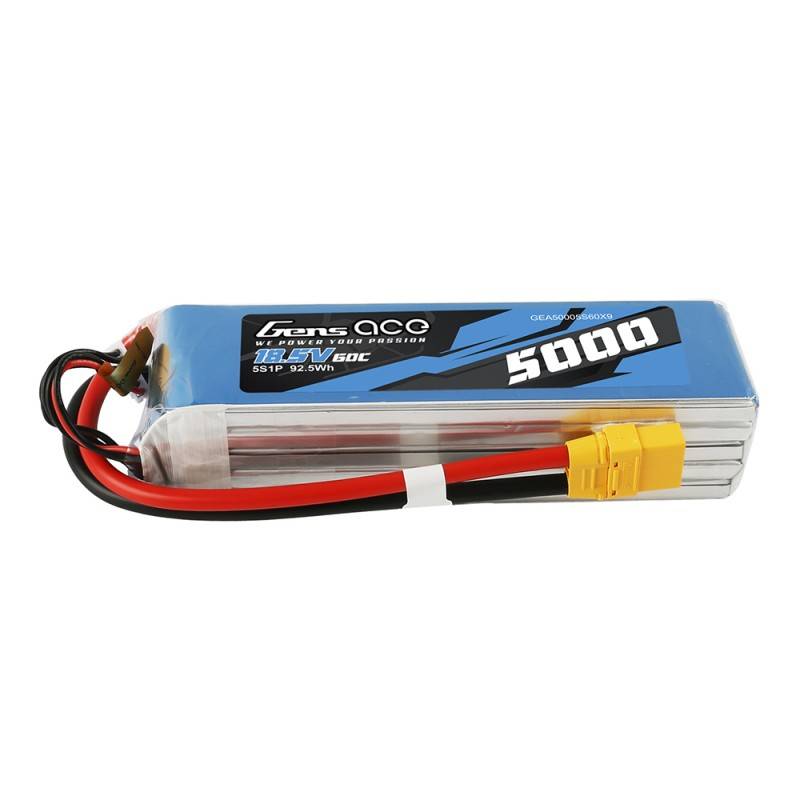 LiPo Gens Ace Bashing 5000mAh 18.5V 60C 5S1P - XT90 akkumulátor LiPo Gens Ace Bashing 5000mAh 18.5V 60C 5S1P - XT90 akkumulátor