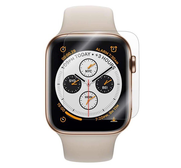 Képernyővédő fólia (TPU, NEM íves, NEM ráhajló) ÁTLÁTSZÓ [Apple Watch Series SE 40mm]