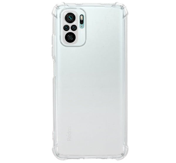 Szilikon telefonvédő (közepesen ütésálló, légpárnás sarok) ÁTLÁTSZÓ [Xiaomi Redmi Note 10 4G (Note 10s)]