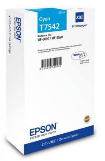 Epson T7542 Patron Cián 7K Eredeti