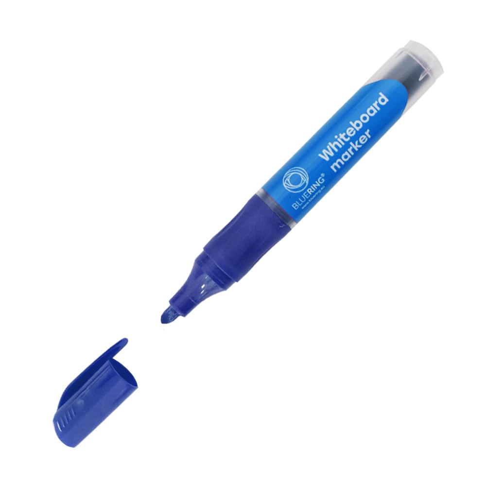 Bluering Táblamarker 3mm, kerek, cserélhető betétes,  kék