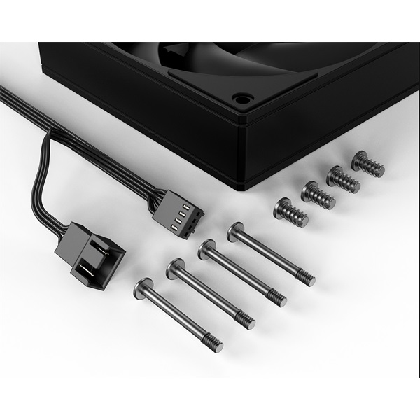 ID-Cooling AF-1230-K  31,1dB PWM 12cm Cooler  Fekete 