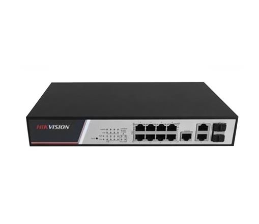 Hikvision 10/100 8x PoE + 2x gigabit combo menedzselhető switch (DS-3E2310P) Hikvision 10/100 8x PoE + 2x gigabit combo menedzselhető switch (DS-3E2310P)