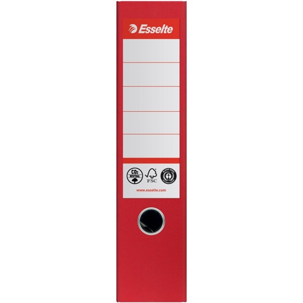 Esselte No.1 A4 75mm piros CO2 semleges környezetbarát iratrendező Esselte No.1 A4 75mm piros CO2 semleges környezetbarát iratrendező