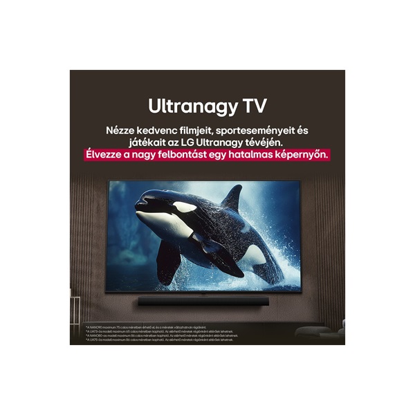 LG 50" 50UA73003LA LED Smart Televízió