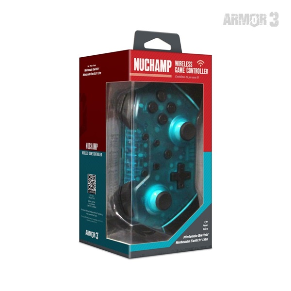 ARMOR3 NUCHAMP Nintendo Switch Kiegészítő Vezeték nélküli kontroller Türkiz