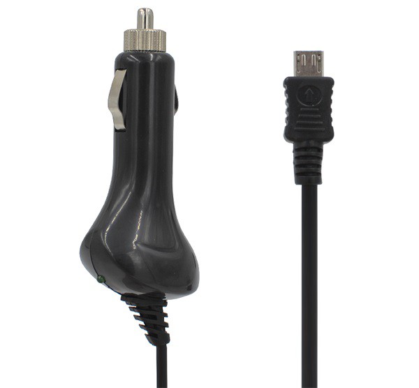 Autós töltő (5V / 2100mA + beépített microUSB kábel) FEKETE (TFKCC-062) Autós töltő (5V / 2100mA + beépített microUSB kábel) FEKETE (TFKCC-062)