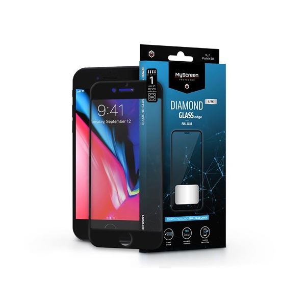 MyScreen iPhone 7/8/SE 2020 2.5D üveg kijelzővédő fólia (LA-1979) MyScreen iPhone 7/8/SE 2020 2.5D üveg kijelzővédő fólia (LA-1979)