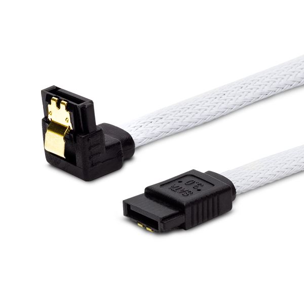 Savio GAK-07 SATA III kábel 50cm fehér, derékszögű Savio GAK-07 SATA III kábel 50cm fehér, derékszögű