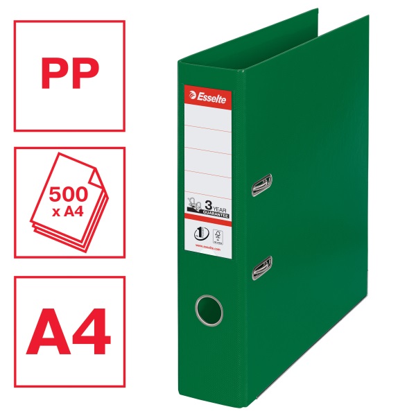 Esselte Standard A4 7,5cm zöld iratrendező
