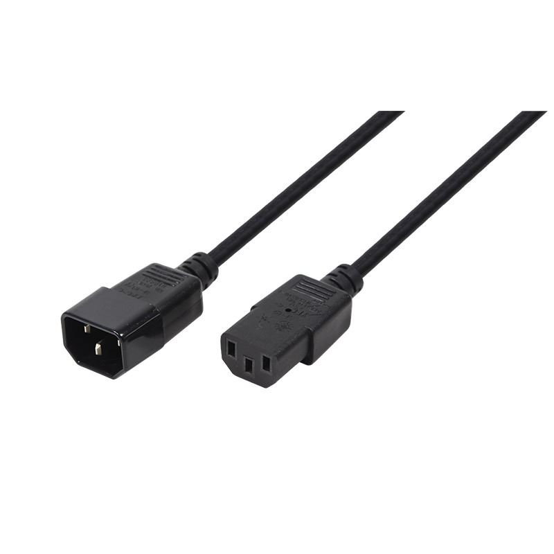 Logilink tápkábel hosszabbító IEC C14 - IEC C13 fekete 1,8m (CP091) Logilink tápkábel hosszabbító IEC C14 - IEC C13 fekete 1,8m (CP091)