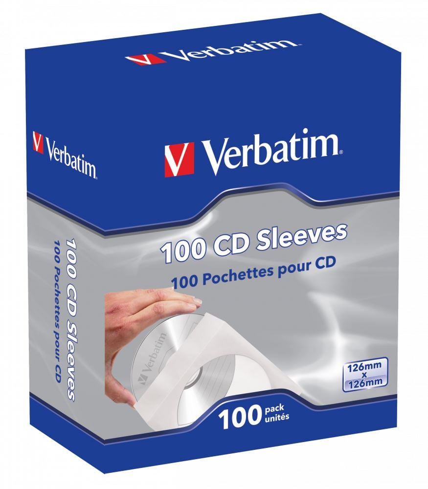 Verbatim CD/DVD papír tok 100db (49976)