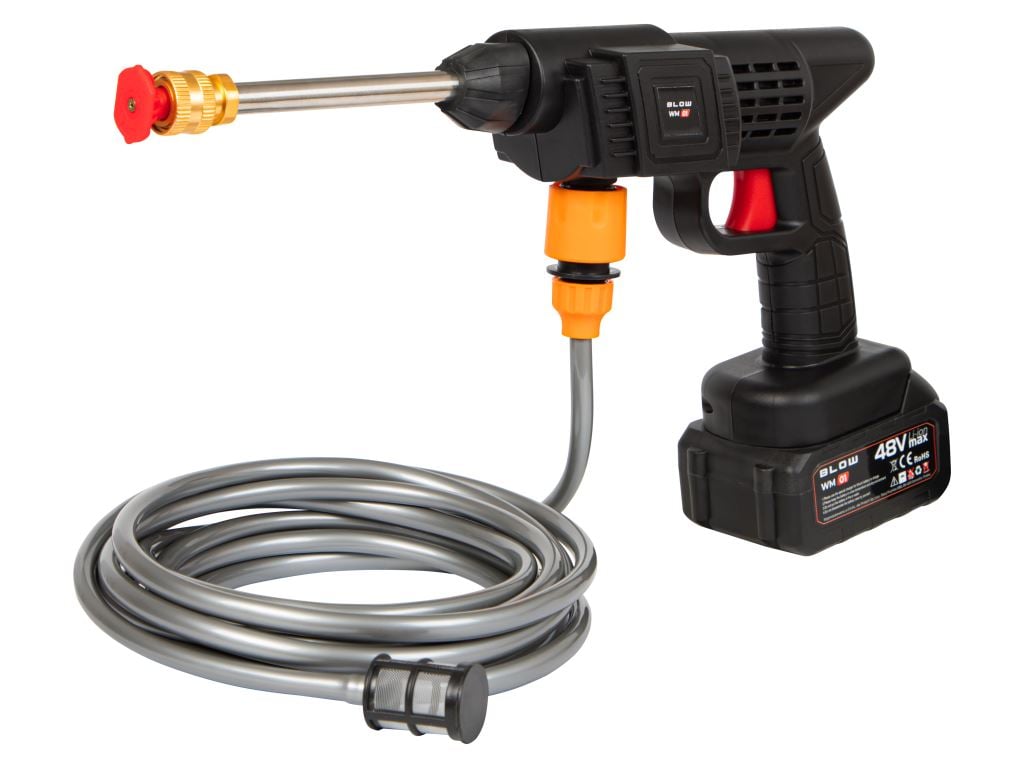 Blow WM-01 akkumulátoros magasnyomású mosó 2 akkuval (146834)