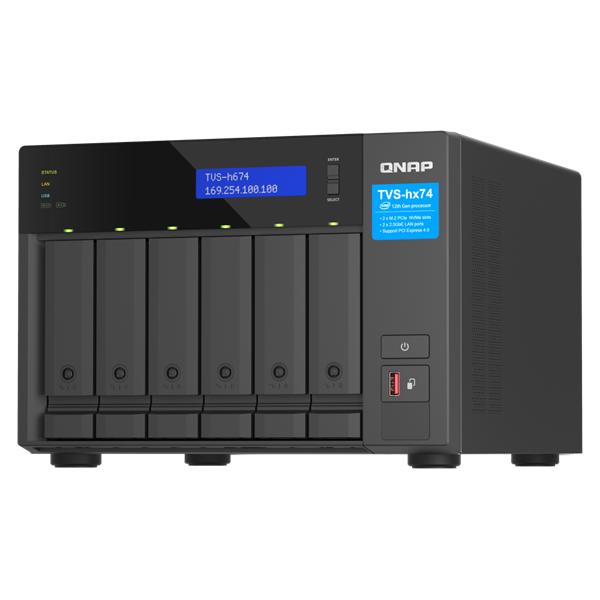 QNAP NAS TVS-H674-i5-32G (32GB) (6HDD) QNAP NAS TVS-H674-i5-32G (32GB) (6HDD)