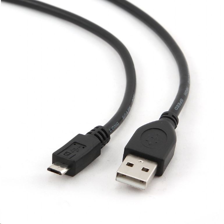Gembird Cablexpert USB 2.0 --> micro-USB 10cm, fekete (CCP-MUSB2-AMBM-0.1M) Gembird Cablexpert USB 2.0 --> micro-USB 10cm, fekete (CCP-MUSB2-AMBM-0.1M)