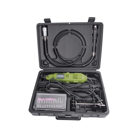 Extol Craft 404116 MINI KÖSZÖRŰ ÉS FÚRÓGÉP KÉSZLET, 130W