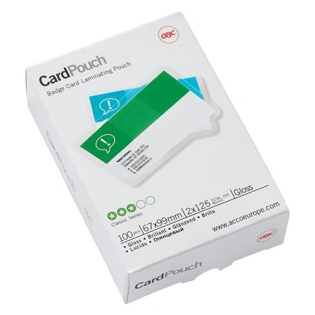 GBC 125 mikron 67x99mm Meleglamináló fólia
