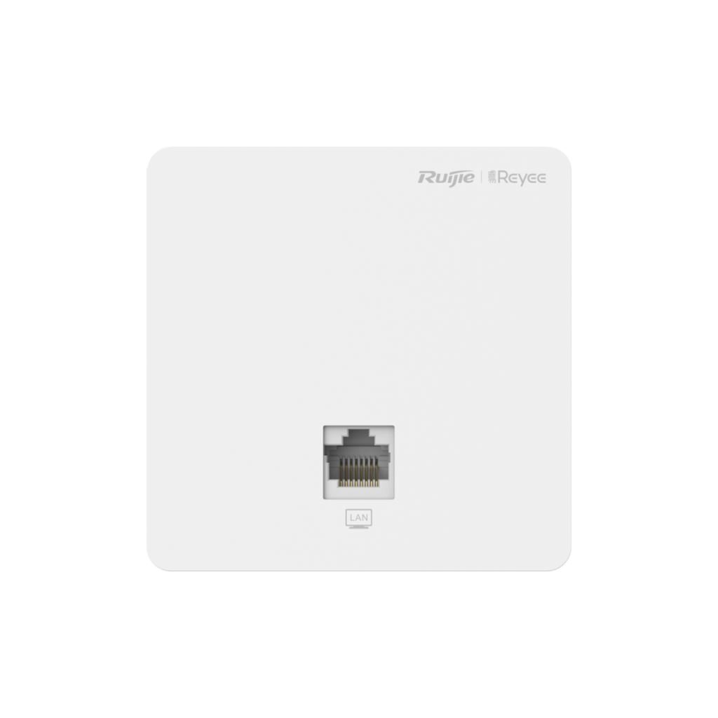 Reyee AC1300 Dual Band Wall Access Point, 867Mbps at 5GHz + 400Mbps at 2.4GHz, 2