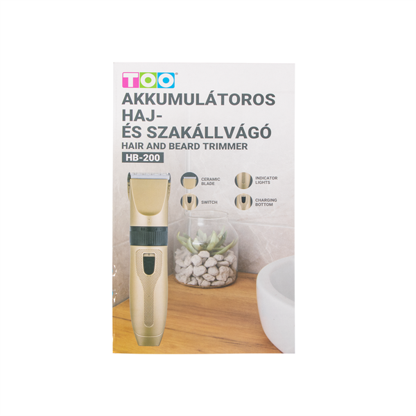 TOO HB-200 Akkumulátoros haj- és szakállvágó szett TOO HB-200 Akkumulátoros haj- és szakállvágó szett