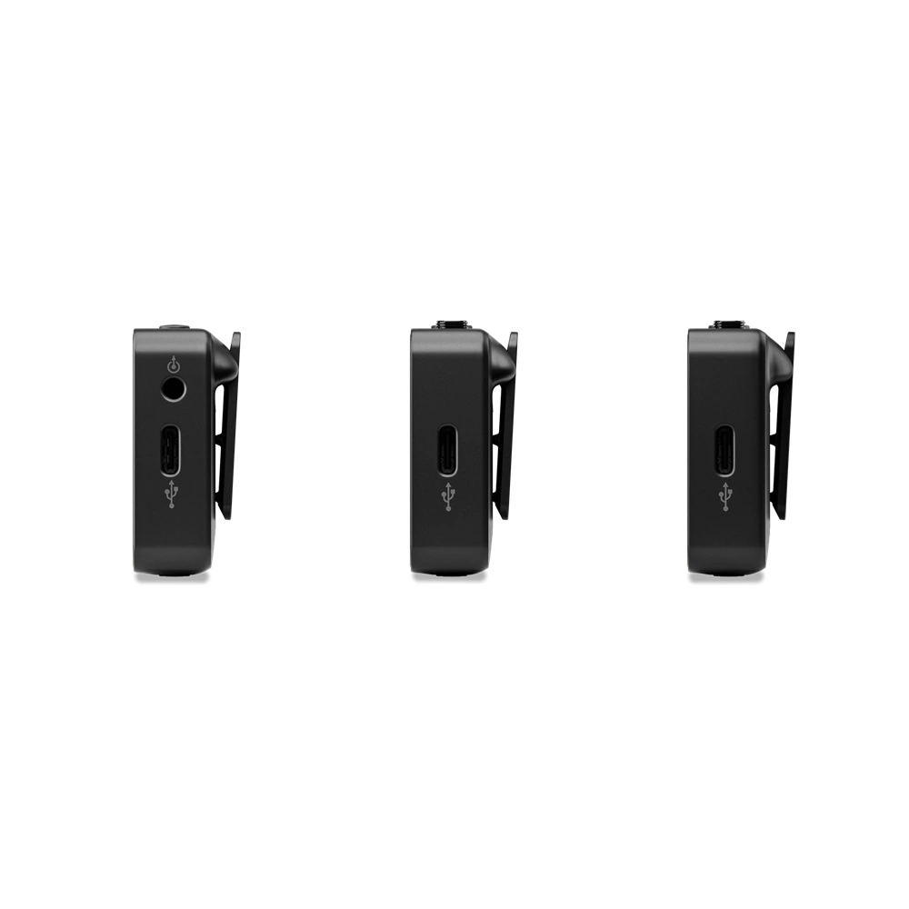 Rode Wireless GO GEN3 kompakt két csatornás digitális vezeték nélküli mikrofon rendszer adóba épített mikrofonnal, black