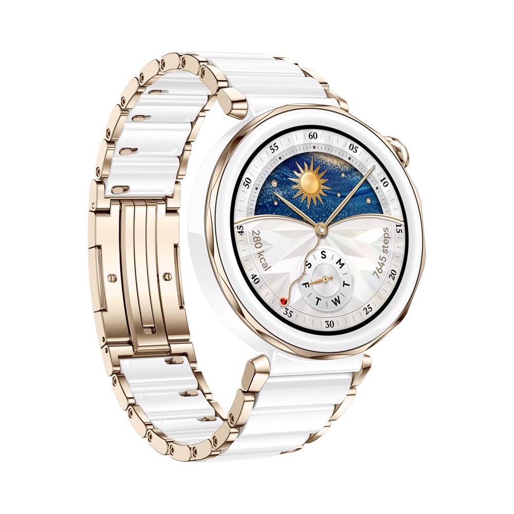 Huawei Watch GT 5 Pro  42mm Okosóra  Kerámia fehér