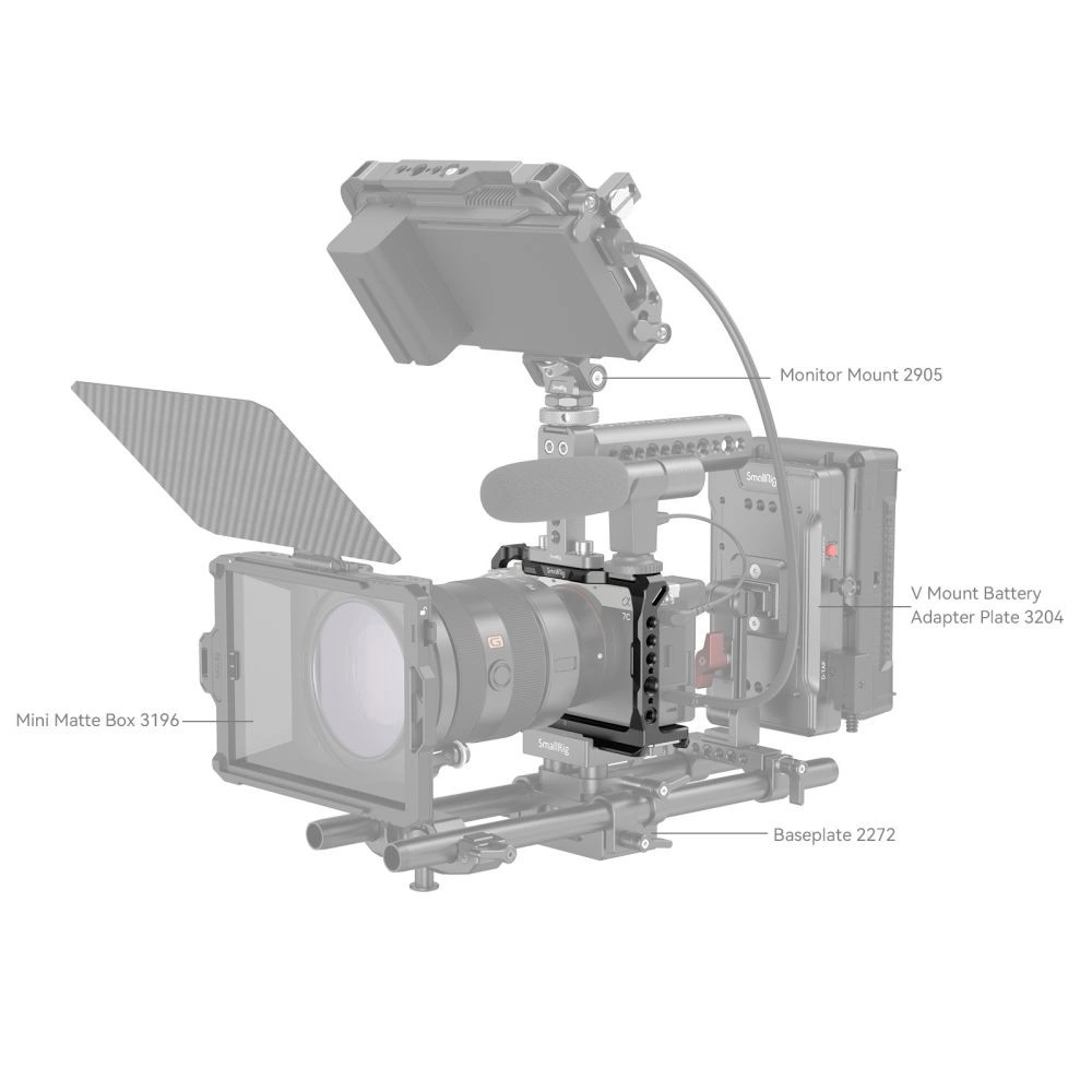 SmallRig Cage with Side Handle for Sony Alpha 7C