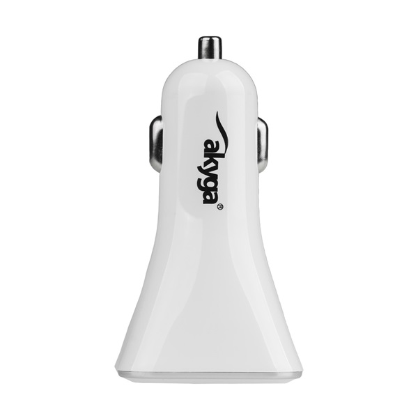 Akyga USB-s autós töltő adapter gyorstöltő USB 3.0 fehér (AK-CH-08) Akyga USB-s autós töltő adapter gyorstöltő USB 3.0 fehér (AK-CH-08)
