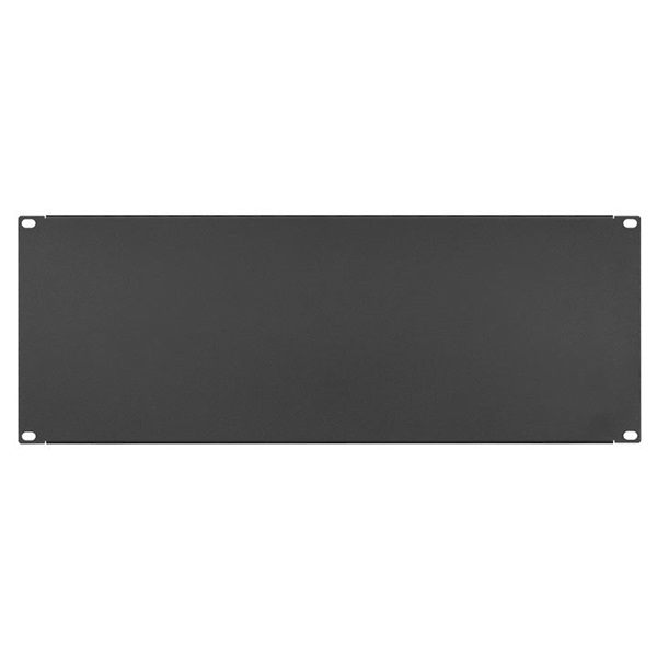 Stalflex rack szekrény takaró panel 4U 19" fekete (RP19-4U-B)