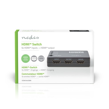 Nedis VSWI3455BK HDMI KAPCSOLÓ