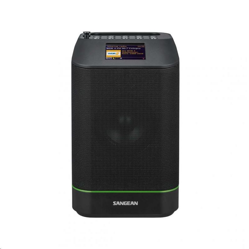 Sangean WFS-58 Revery R4 hordozható internetrádió / DAB / FM-RDS / Bluetooth / Multiroom hangszóró fekete