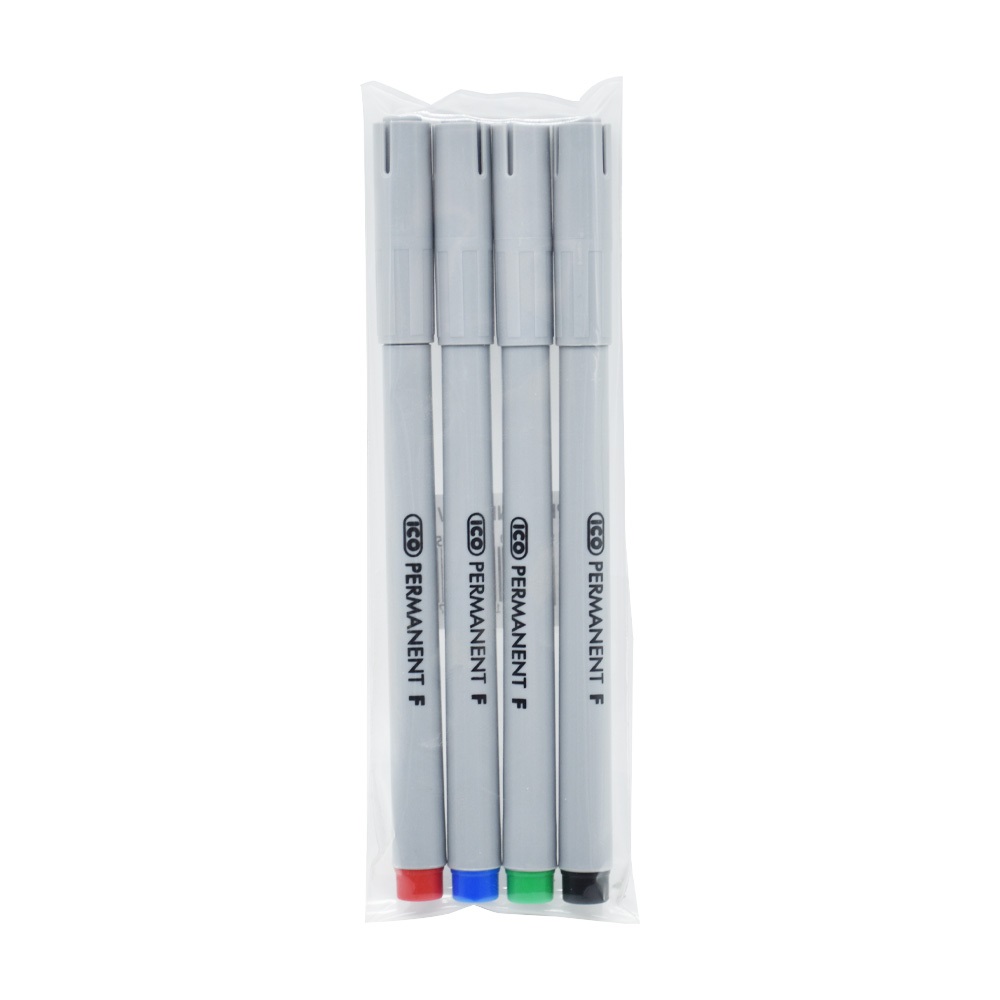 Rostirón, tűfilc permanent 0,4mm, F tender, 4 különböző szín (9070049000)