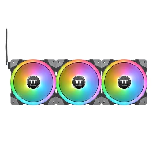 Thermaltake SWAFAN EX14 RGB TT Premium Edition ventilátor fekete-fehér 3db  CL-F144-PL14SW-A 