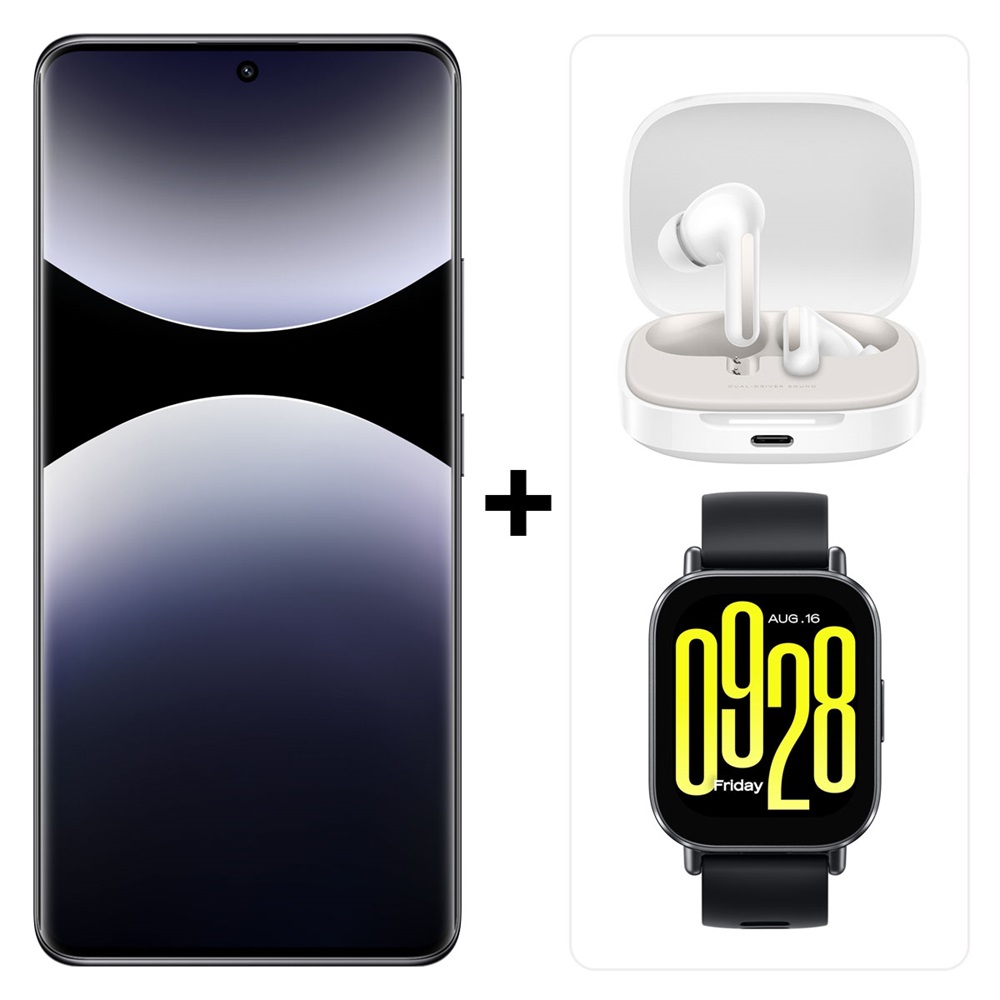 Redmi Note 14 Pro 5G Midnight Black 8+256 + Redmi Buds 6 + Redmi Watch 5 Active csomag