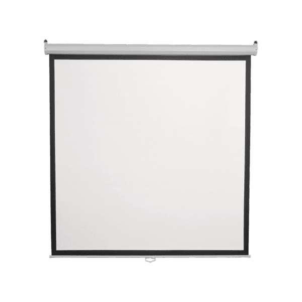 SBOX Matt White Motor 200x200 cm Format 16:9