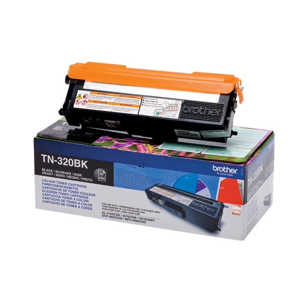 Brother TN-320BK Fekete toner eredeti Brother TN-320BK Fekete toner eredeti