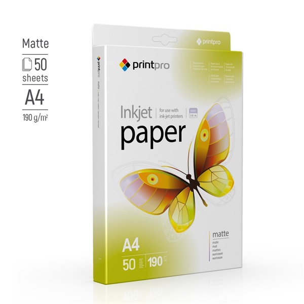 COLORWAY PME190050A4 PrintPro matt 190g/m A4 50pc. Fotópapír COLORWAY PME190050A4 PrintPro matt 190g/m A4 50pc. Fotópapír