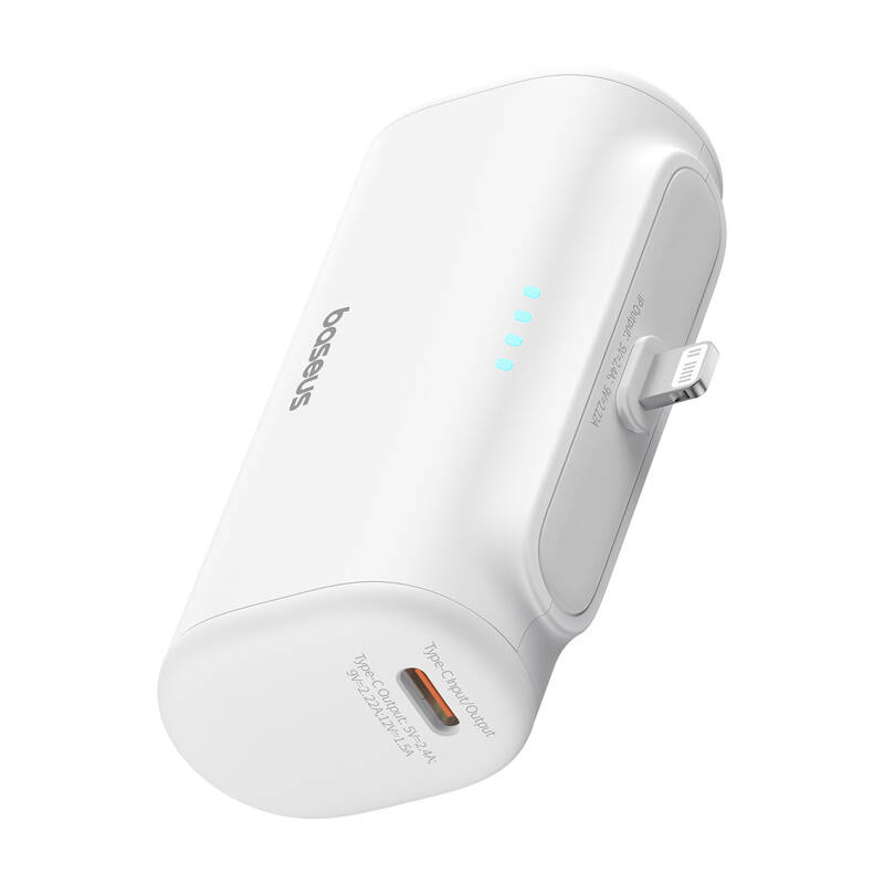 Baseus Compact 5000mAh 20W powerbank  Fehér 