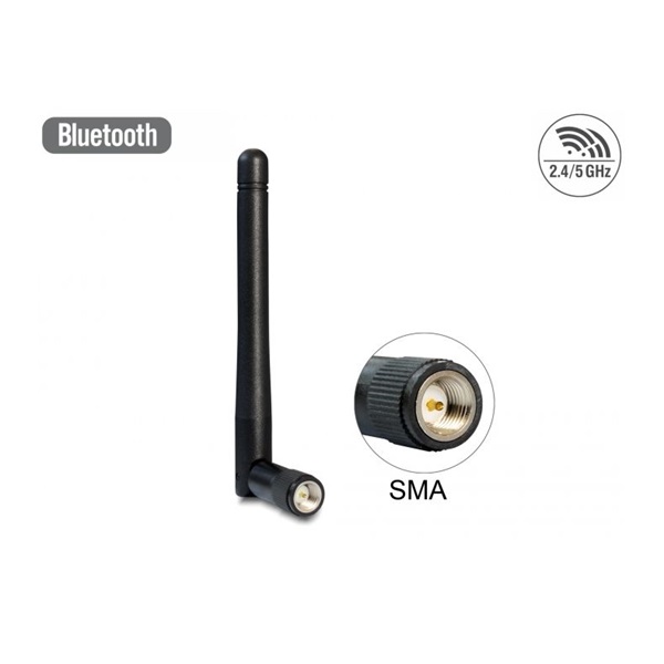 Delock 89437 SMA 2 dBi WLAN antenna Delock 89437 SMA 2 dBi WLAN antenna