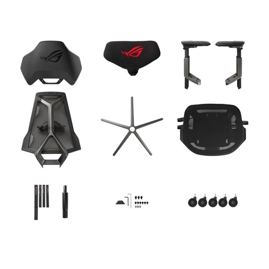 ASUS ROG Destrier Ergo gaming szék Fekete