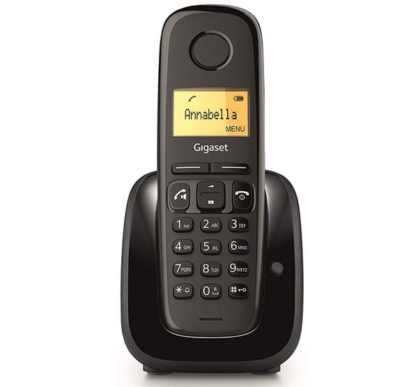 TELEFON készülék, DECT / hordozható Gigaset A280 FEKETE (A280)