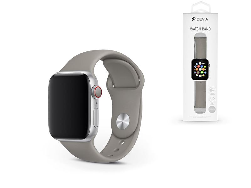 Devia ST324901 iWatch karpánt 44mm szürke