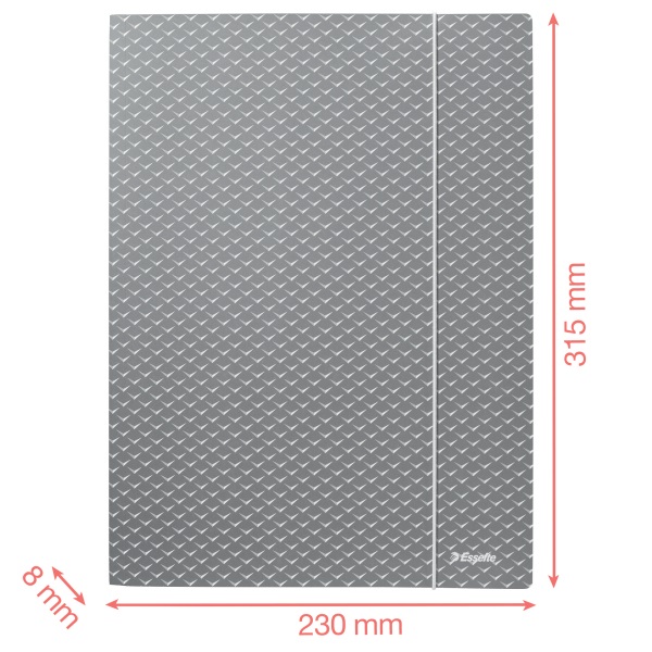 Esselte ColourBreeze karton zöld gumis mappa