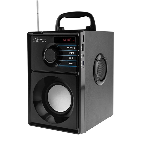 MEDIA-TECH Bluetooth Hangszóró BOOMBOX SILVER MEDIA-TECH Bluetooth Hangszóró BOOMBOX SILVER